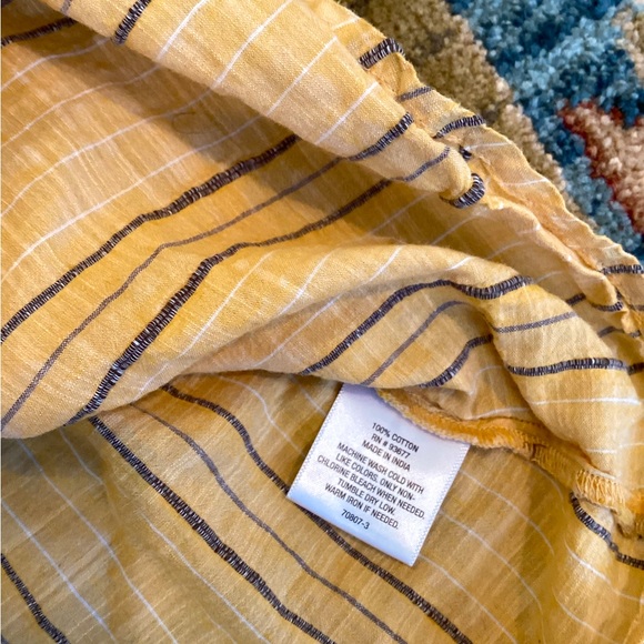 St. John’s Bay sleeve blouse, cotton, XL - Picture 3 of 4